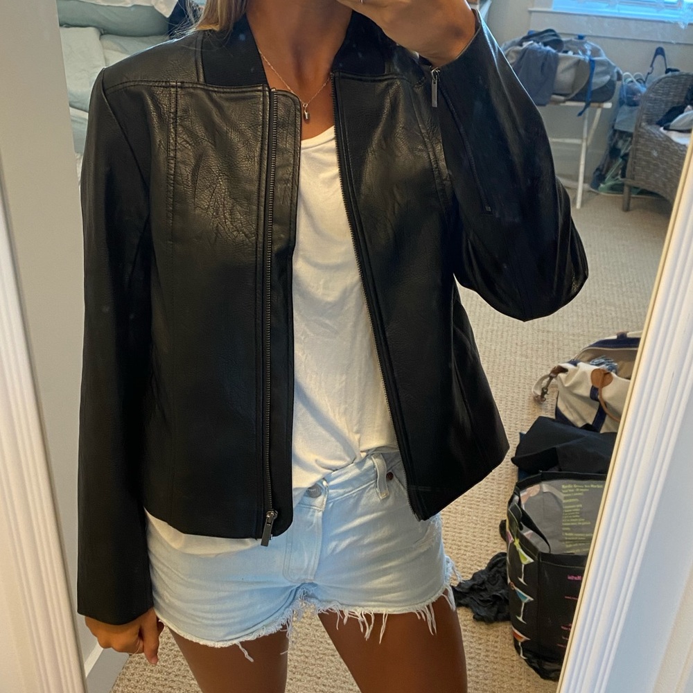 Like New Faux Leather Jacket